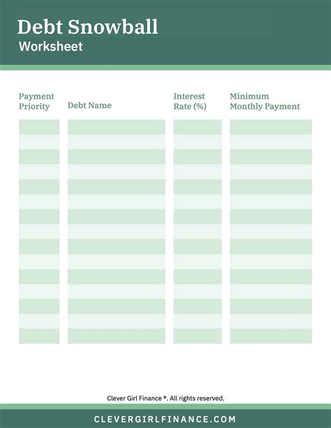 Snowball Spreadsheet Debt Spreadsheet Debt Help Snowball Method Finance ...