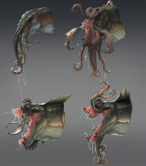 ArtStation - Monster Head Design