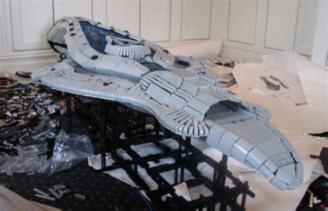 Six-Foot-Long LEGO Halo Covenant Assault Carrier | Complex