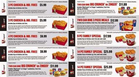 KFC Codes and Coupons | Download Your Fast Food Coupons