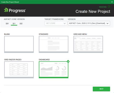 Telerik UI ASP.NET Core Wizard and Pager, Preview 5 .NET 5.0