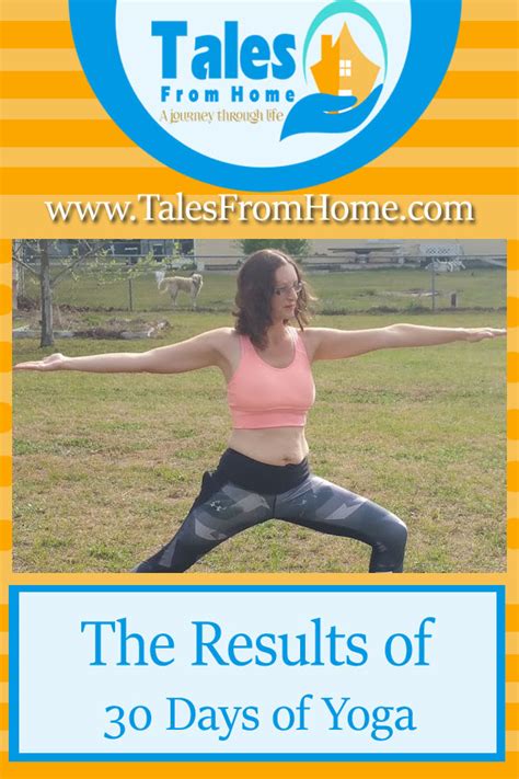 30 Day Yoga Challenge - Results - Tales From Home