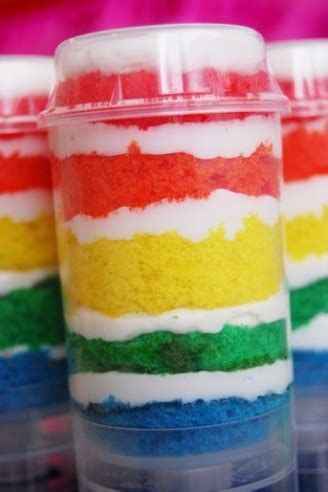 Rainbow Cake Push Pops – Edible Crafts