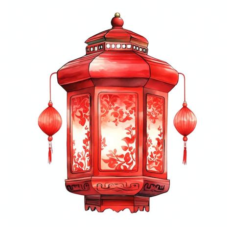 Premium Photo | Red Lantern Riddles Chinese new year