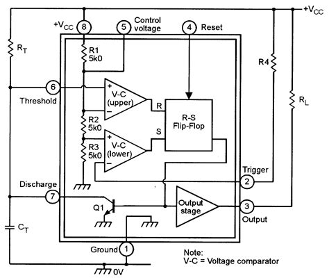 555 Timer Schematic - The 555 timer ic is a very cheap, popular and ...