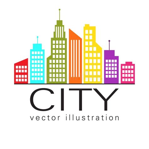 City Logo, Vector Building Web Icon Stock Vector - Illustration of house, architect: 81777210