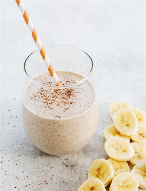 Banana Oat Breakfast Smoothie - Eat Yourself Skinny