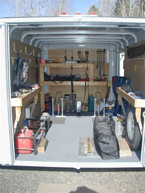 enclosed trailer cabinet ideas - Google Search | Enclosed Trailer Setup ...