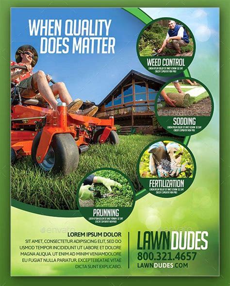 Mowing Flyer Template