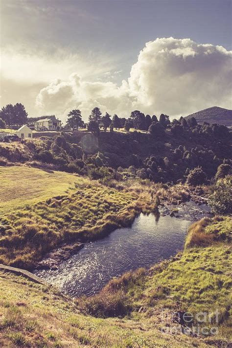 Town of Waratah in Tasmania Australia Art Print by Jorgo Photography | Photography wall art ...