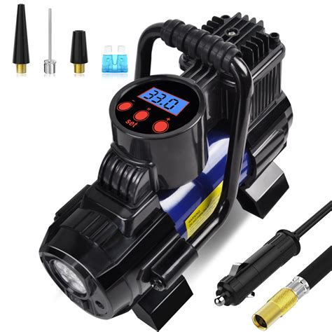 Heavy Duty Portable 12v 1 Car Tire Inflator Pump Air Compressor 140w ...