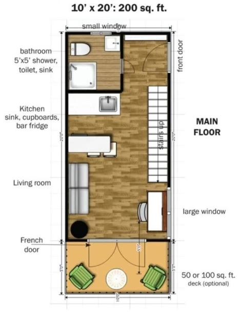 Tiny House Floor Plans With Measurements - House Plans