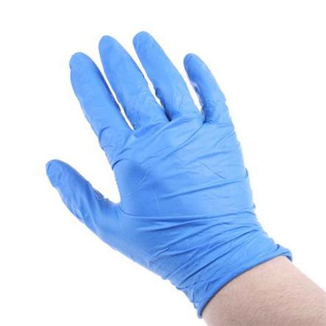 RS PRO Blue Nitrile Disposable Gloves size 7, Small Powder-Free - RS ...