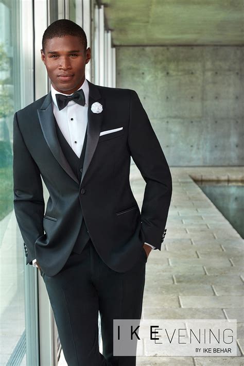 Grant Black Ultra Slim Fit Tuxedo | Rondinelli Tuxedo