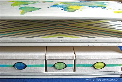 While They Snooze: DIY Map Table Tutorial