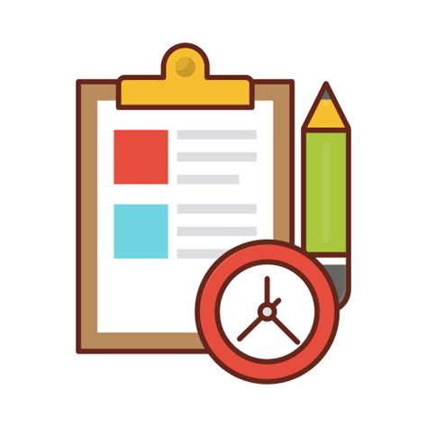 Time sheet - Free marketing icons