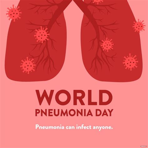 World Pneumonia Day Poster Vector in PSD, Illustrator, SVG, JPG, EPS ...