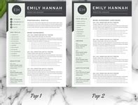 Dribbble - 02_2-pages-free-resume-design-template-.jpg by Resume Templates