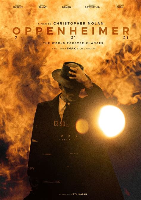 Oppenheimer Fan Poster in 2024 | Movie posters, Movie art, Iconic movie ...