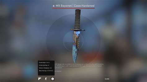 Steam Community :: Guide :: M9 Bayonet Case Hardened: Blue Gem Patterns