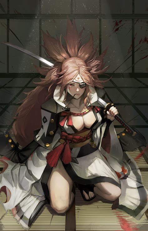 ArtStation - GUILTY GEAR Baiken Fanart