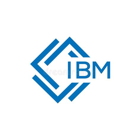 IBM Letter Logo Design on White Background. IBM Creative Circle Letter Logo Concept Stock Vector ...