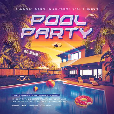 Pool Party Flyer Behance - vrogue.co