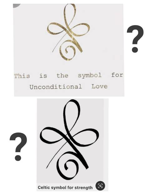 Unconditional Love Symbol Tattoo