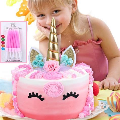 Amazon Deal: Unicorn Birthday Cake Topper Kit