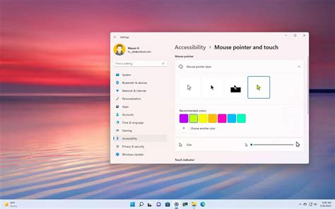 How to change mouse pointer color and size on Windows 11 - Pureinfotech