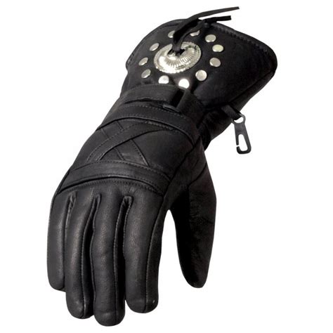 Leather Gauntlet Glove - Bronson Rock Garage