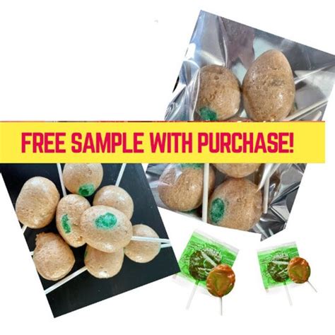 Freeze Dried Caramel Apple Lollipops Bites - Etsy