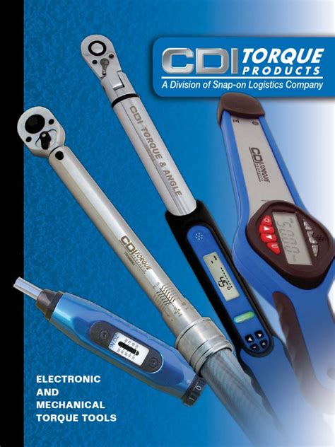 CDI Torque Products | PDF | Calibration | Manufactured Goods