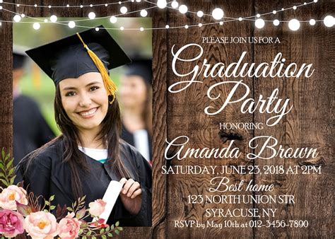 Graduation Party invitation Class of 2020 party High School | Etsy