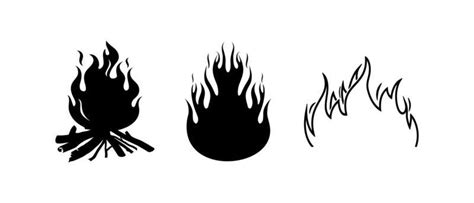 Fire Silhouette Vector Art, Icons, and Graphics for Free Download