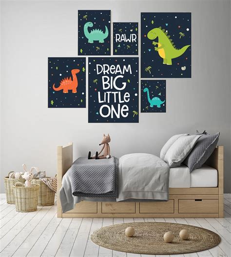 Nursery decor boy dinosaur, dinosaur nursery decor, boys room decor ...