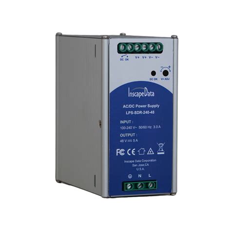 Outdoor PoE Switch Accessories: LPS-SDR-240-48 Industrial Din-Rail Power Supply Series