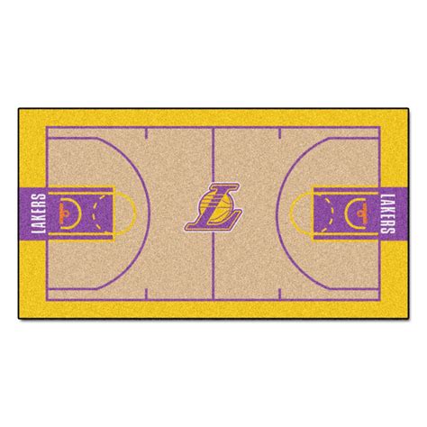 NBA - Los Angeles Lakers Large Court Runner 29.5x54 - Walmart.com ...