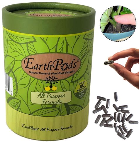 EarthPods® ALL PURPOSE Organic Plant Food Capsules | Earthworm ...