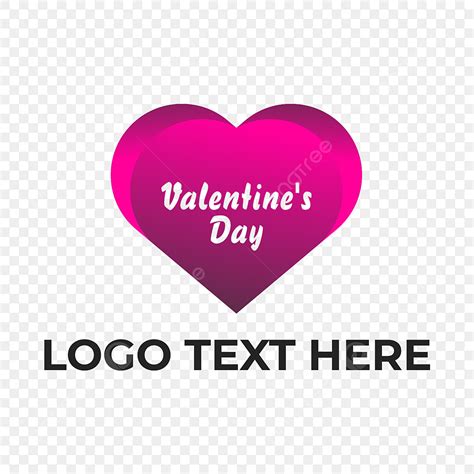 Valentine S Day Logo Design Png Vectors, Valentines, Valentines Day ...