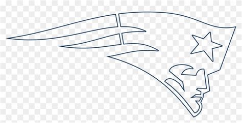 Free Png Download New England Patriots Logo Drawing - Line Art ...