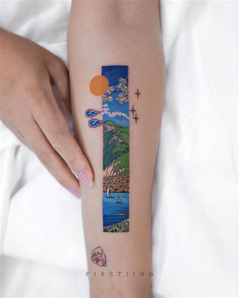 Amazingly intricate and colorful vertical tattoos by Chinese tattooist Jing — Visualflood Magazine