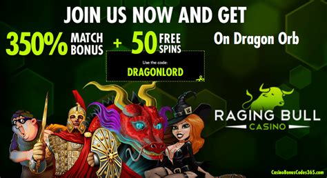 Raging Bull Casino 50 No Deposit FREE Spins plus 350% Bonus | Casino ...