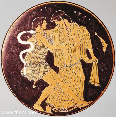 Peleus & Thetis - Ancient Greek Vase Painting