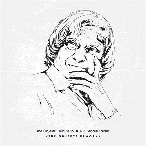 Apj Abdul Kalam Black And White Sketch - Download Free Mock-up