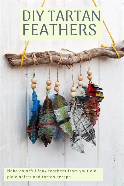 How to make DIY feathers From Upcycled Fabric Scraps - Pillar Box Blue