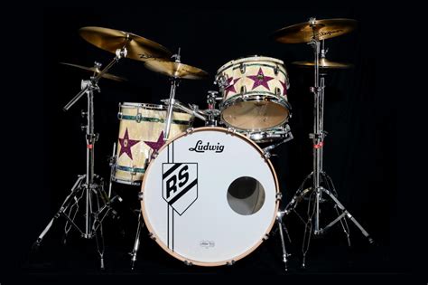 SOLD!! Ringo Starr's Custom Ludwig Abalone Complete Drum Set ...