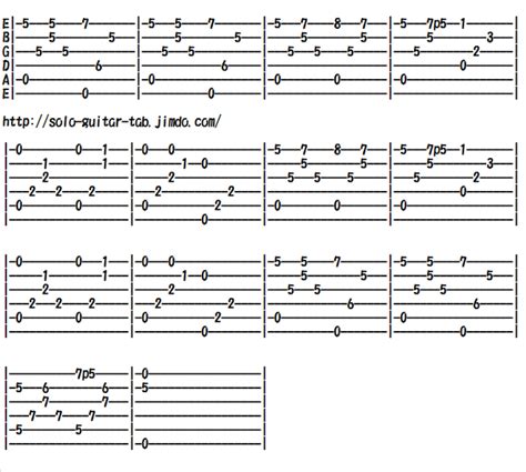 Classical Guitar Tabs (Arrangements/Traditional) - Classical ...