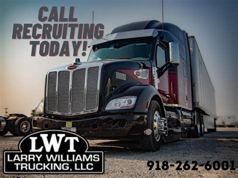 Drivers Apply Here! - Welcome to Larry Williams Trucking, LLC!