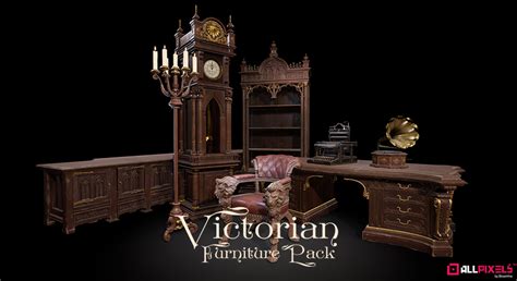 Victorian Furniture Pack in Props - UE Marketplace